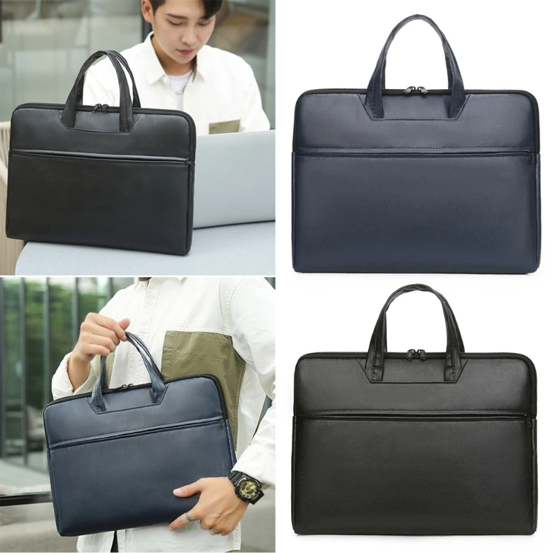 Tote Leather Laptop Bag with Handles Zippers 15.6in and Below 15.6inLaptop Size
Tote Leather Laptop Bag with Handles Zippers 15.6in and Below 15.6inLaptop Size