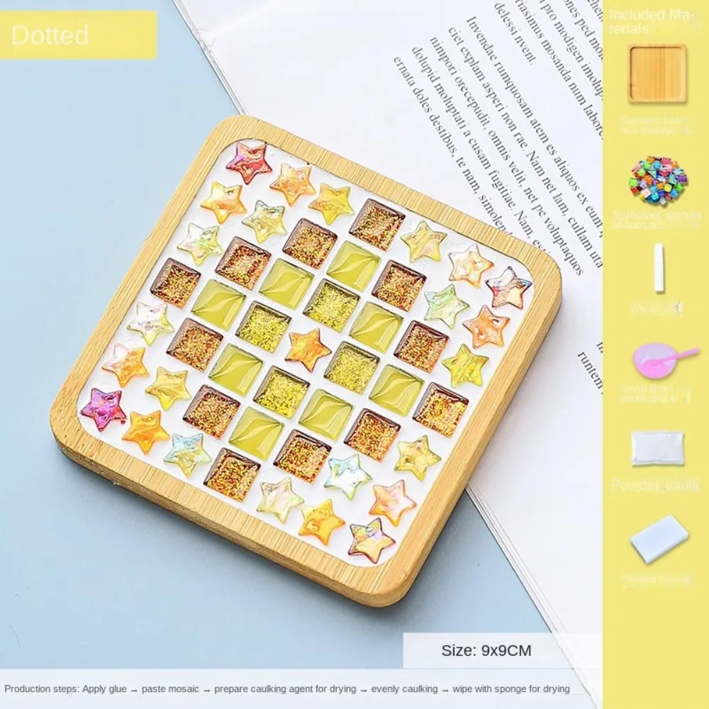 Parent-child Activity Mosaic Cup Mat Material Pack Intellectual Development Self-made Diy Mosaic Cup Mat Coasters Material DIY
Parent-child Activity Mosaic Cup Mat Material Pack Intellectual Development Self-made Diy Mosaic Cup Mat Coasters Material DIY