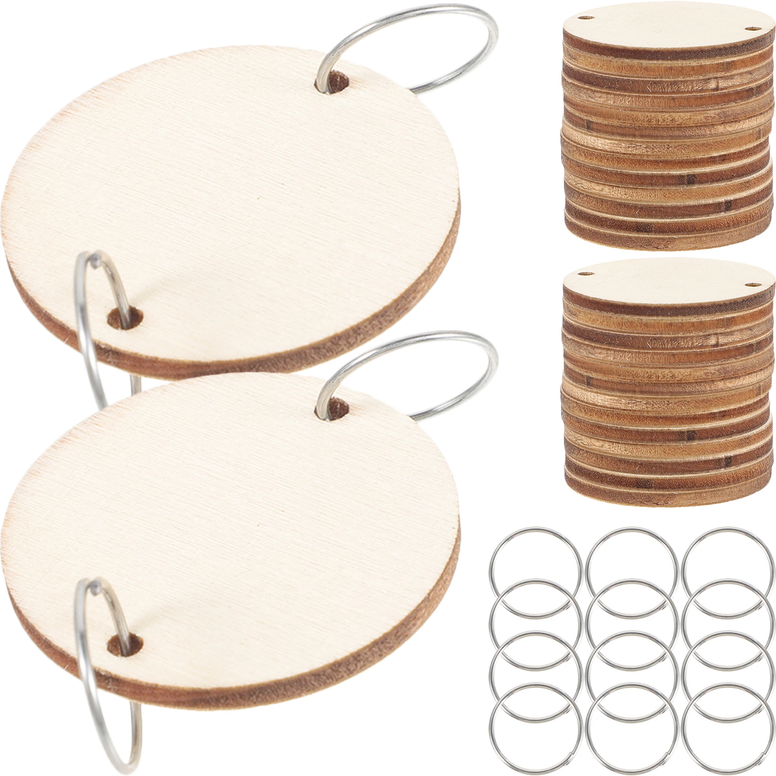 50 Pcs Slices Iron Loops Wooden Plaque Calendar DIY Hanging Calendar Round Plaque Craft Decor Birthday Reminder Wall
50 Pcs Slices Iron Loops Wooden Plaque Calendar DIY Hanging Calendar Round Plaque Craft Decor Birthday Reminder Wall