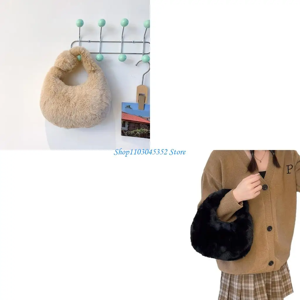 Женская сумка из искусственного меха, зимняя плюшевая сумка на плечо, сумка-тоут в форме полумесяца, модная сумка на плечо, для
Женская сумка из искусственного меха, зимняя плюшевая сумка на плечо, сумка-тоут в форме полумесяца, модная сумка на плечо, для