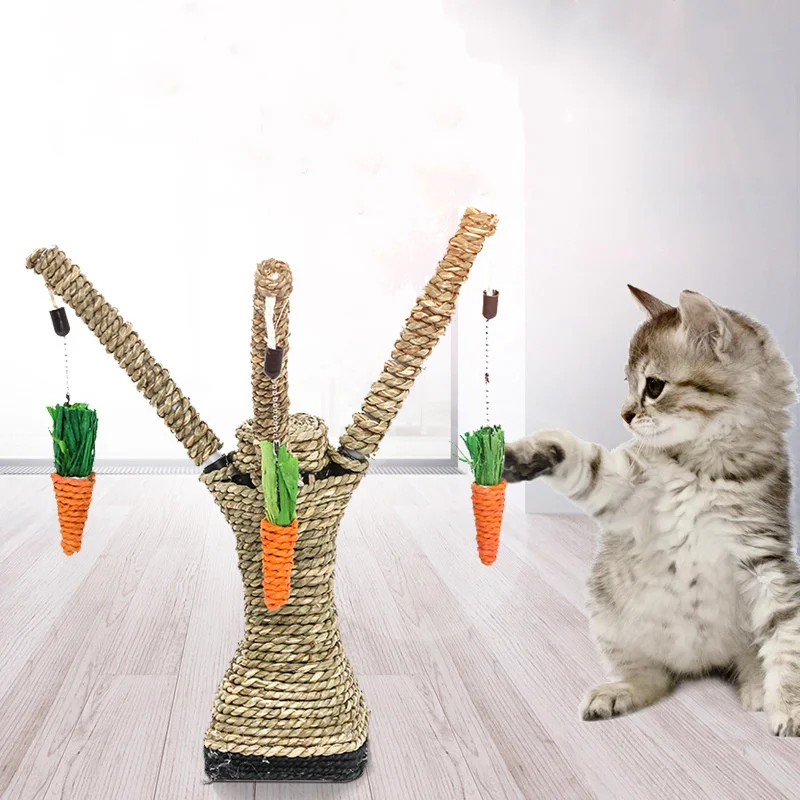 Carrot Pet Cat Scraper Cat tree house Climbing Frame Post Decoration Interactive Tree Tower pet cat scratch board Toy furniture
Carrot Pet Cat Scraper Cat tree house Climbing Frame Post Decoration Interactive Tree Tower pet cat scratch board Toy furniture