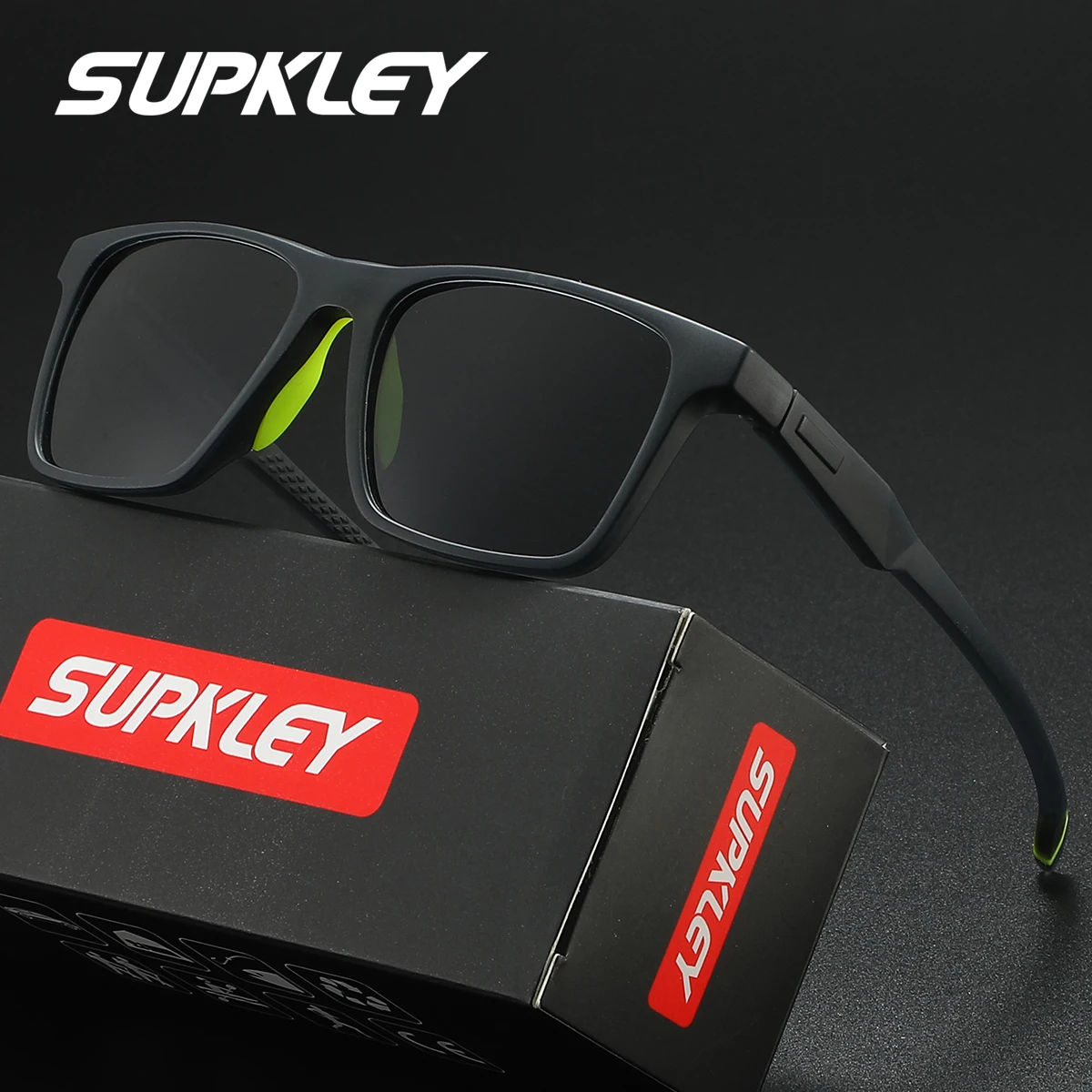 SUPKLEY Ultra Light And Comfortable Sunglasses With Polarizing Film Tr90 Square Frame, Versatile And Uv Resistant, Reducing Glar
SUPKLEY Ultra Light And Comfortable Sunglasses With Polarizing Film Tr90 Square Frame, Versatile And Uv Resistant, Reducing Glar
