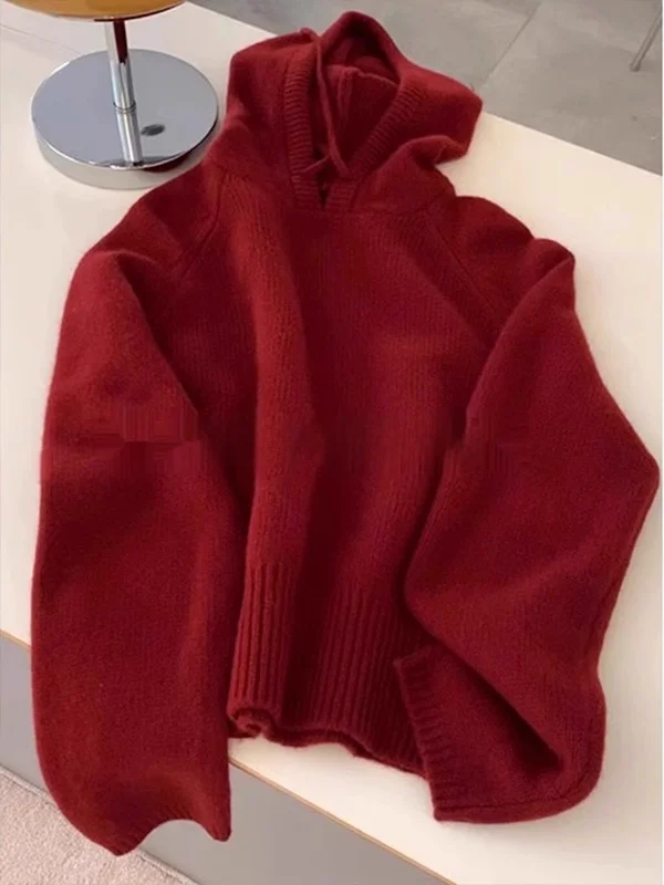 Extra Large 300 Pounds Retro Chinese Zodiac Red Sweater Women's Autumn Winter Loose Lazy Knittedwear Coat Casual Commute Style
Extra Large 300 Pounds Retro Chinese Zodiac Red Sweater Women's Autumn Winter Loose Lazy Knittedwear Coat Casual Commute Style