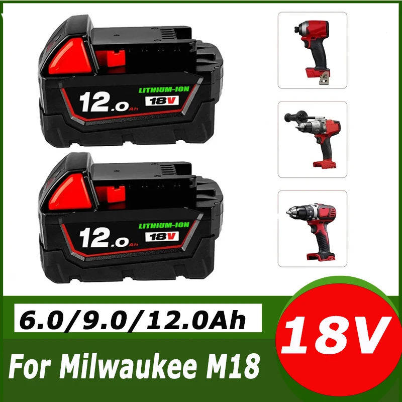 18 В, 12,0 Ач, замена литиевой батареи Milwaukee M18 XC, 48-11-1860, 48-11-1850, 48-11-1840, 48-11-1820, перезаряжаемые батареи
18 В, 12,0 Ач, замена литиевой батареи Milwaukee M18 XC, 48-11-1860, 48-11-1850, 48-11-1840, 48-11-1820, перезаряжаемые батареи