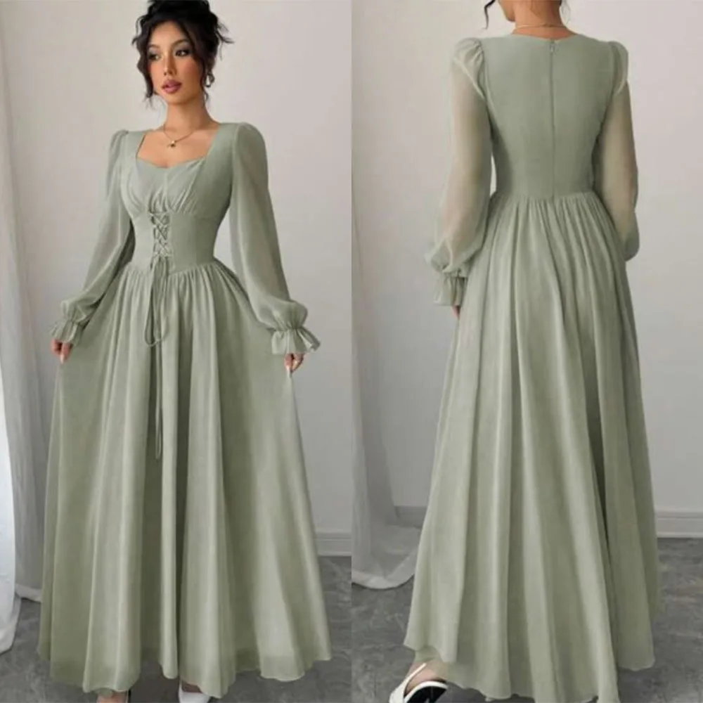 Высокое качество по индивидуальному заказу без бретелек до щиколотки со складками и длинными рукавами Vestidos Elegantes Para Mujer Para Una Boda вечернее платье женское 
Высокое качество по индивидуальному заказу без бретелек до щиколотки со складками и длинными рукавами Vestidos Elegantes Para Mujer Para Una Boda вечернее платье женское