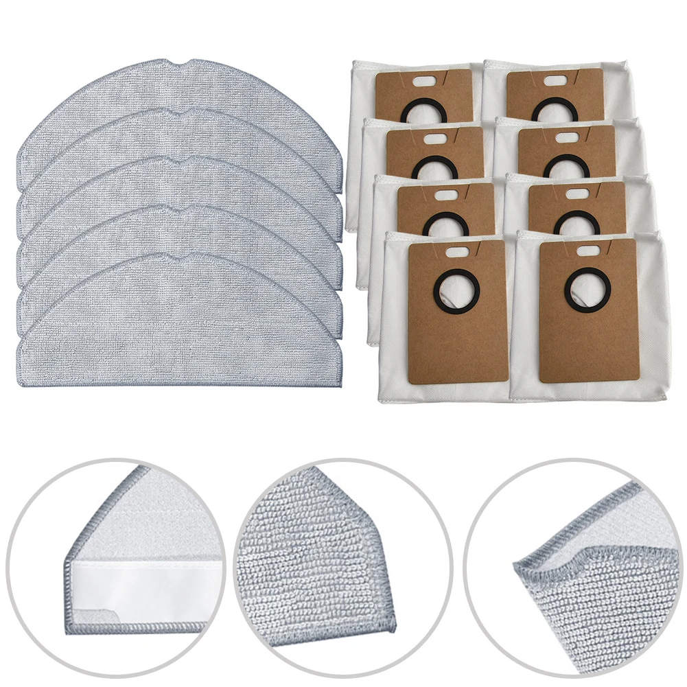 5 Mop Pads 8 Dust Bags For Lydsto R1 Edge Robot Vacuum Cleaner Replacement Parts Accessories
5 Mop Pads 8 Dust Bags For Lydsto R1 Edge Robot Vacuum Cleaner Replacement Parts Accessories
