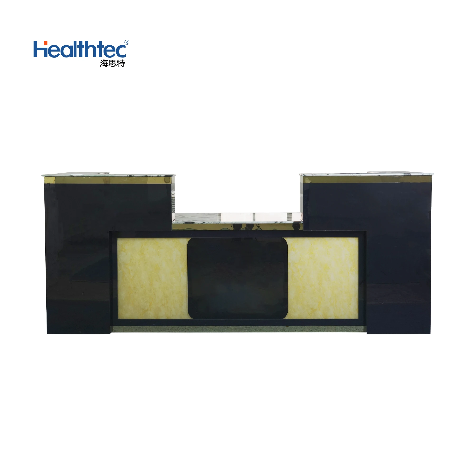 Customizable Modern Black Marble Countertop Front Desk Reception Counter for Salon Hotel Office Hospital
Customizable Modern Black Marble Countertop Front Desk Reception Counter for Salon Hotel Office Hospital