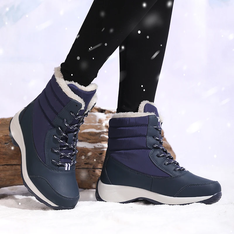 New Winter Women Boots High Quality Warm Snow Boots Lace-up Fashion Comfortable Ankle Boots Outdoor Waterproof Hiking Boots
New Winter Women Boots High Quality Warm Snow Boots Lace-up Fashion Comfortable Ankle Boots Outdoor Waterproof Hiking Boots