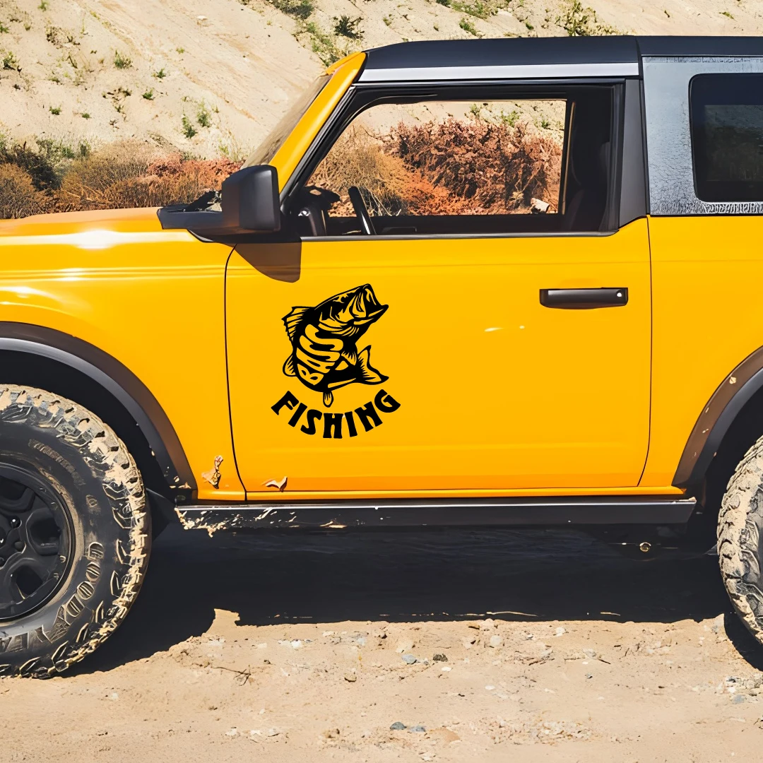 Fishing Bass Silhouette Waterproof Vinyl Sticker, 2D Flat Decal for Pickup SUV Off-Road Window & Body Decor
Fishing Bass Silhouette Waterproof Vinyl Sticker, 2D Flat Decal for Pickup SUV Off-Road Window & Body Decor