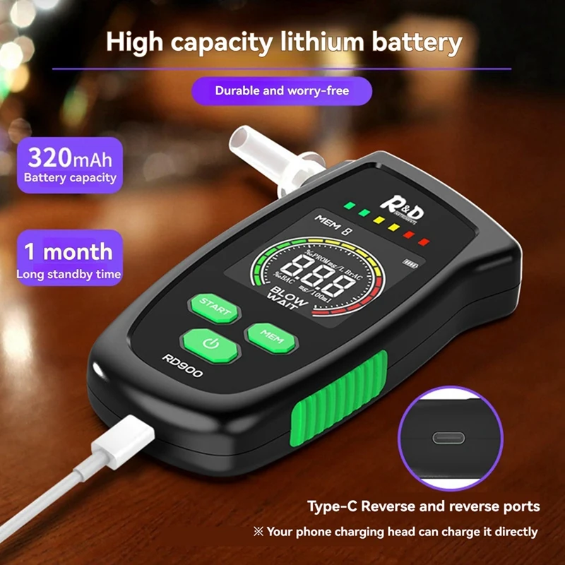 Цифровой тестер алкоголя в выдыхаемом воздухе, портативный детектор алкоголя с ЖК-экраномJAS 
Цифровой тестер алкоголя в выдыхаемом воздухе, портативный детектор алкоголя с ЖК-экраномJAS