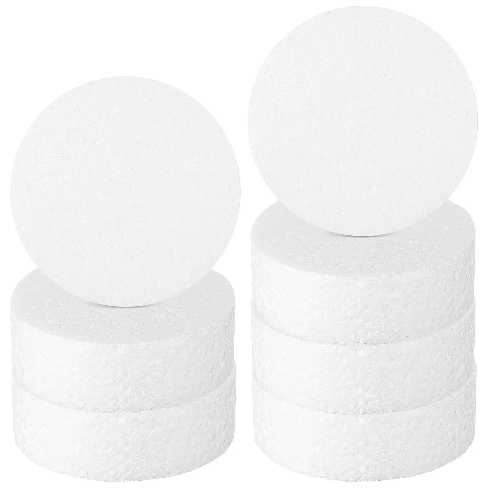 7 Pcs Small Round White Cylindrical for Crafts High Round Foam Circles Density Craft Foam Lightweight Sturdy
7 Pcs Small Round White Cylindrical for Crafts High Round Foam Circles Density Craft Foam Lightweight Sturdy