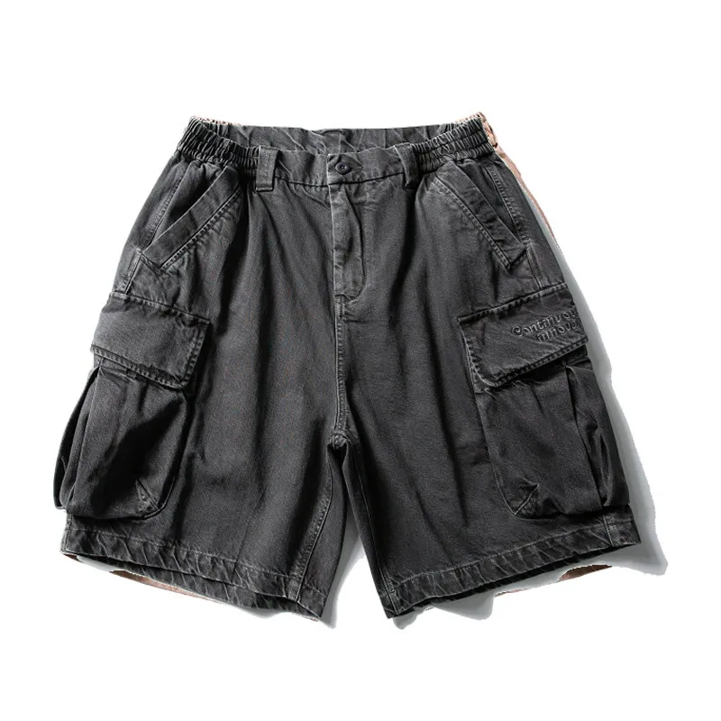 100% Cotton Japanese Retro Heavyweight Men's Cargo 5-Point Shorts Summer Men Multi-Pocket Loose Fit Casual Couple's Cargo Shorts
100% Cotton Japanese Retro Heavyweight Men's Cargo 5-Point Shorts Summer Men Multi-Pocket Loose Fit Casual Couple's Cargo Shorts