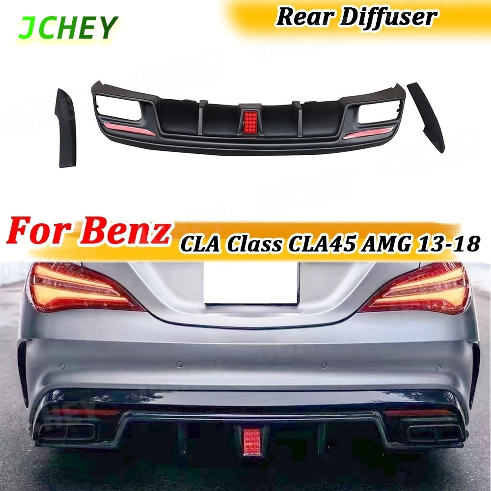 for Mercedes Benz CLA Class CLA200 CLA250 CLA260 CLA45 AMG 2013-2018 Carbon Fiber Rear Bumper Lip Diffuser with Side Splitters
for Mercedes Benz CLA Class CLA200 CLA250 CLA260 CLA45 AMG 2013-2018 Carbon Fiber Rear Bumper Lip Diffuser with Side Splitters