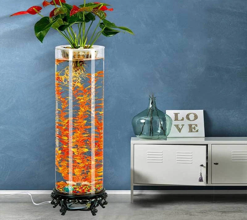 Современный простой бытовой шкаф для телевизора для гостиной, вертикальный пол, трехмерный прозрачный стеклянный цилиндрический резервуар для золотой рыбки, свет
Современный простой бытовой шкаф для телевизора для гостиной, вертикальный пол, трехмерный прозрачный стеклянный цилиндрический резервуар для золотой рыбки, свет