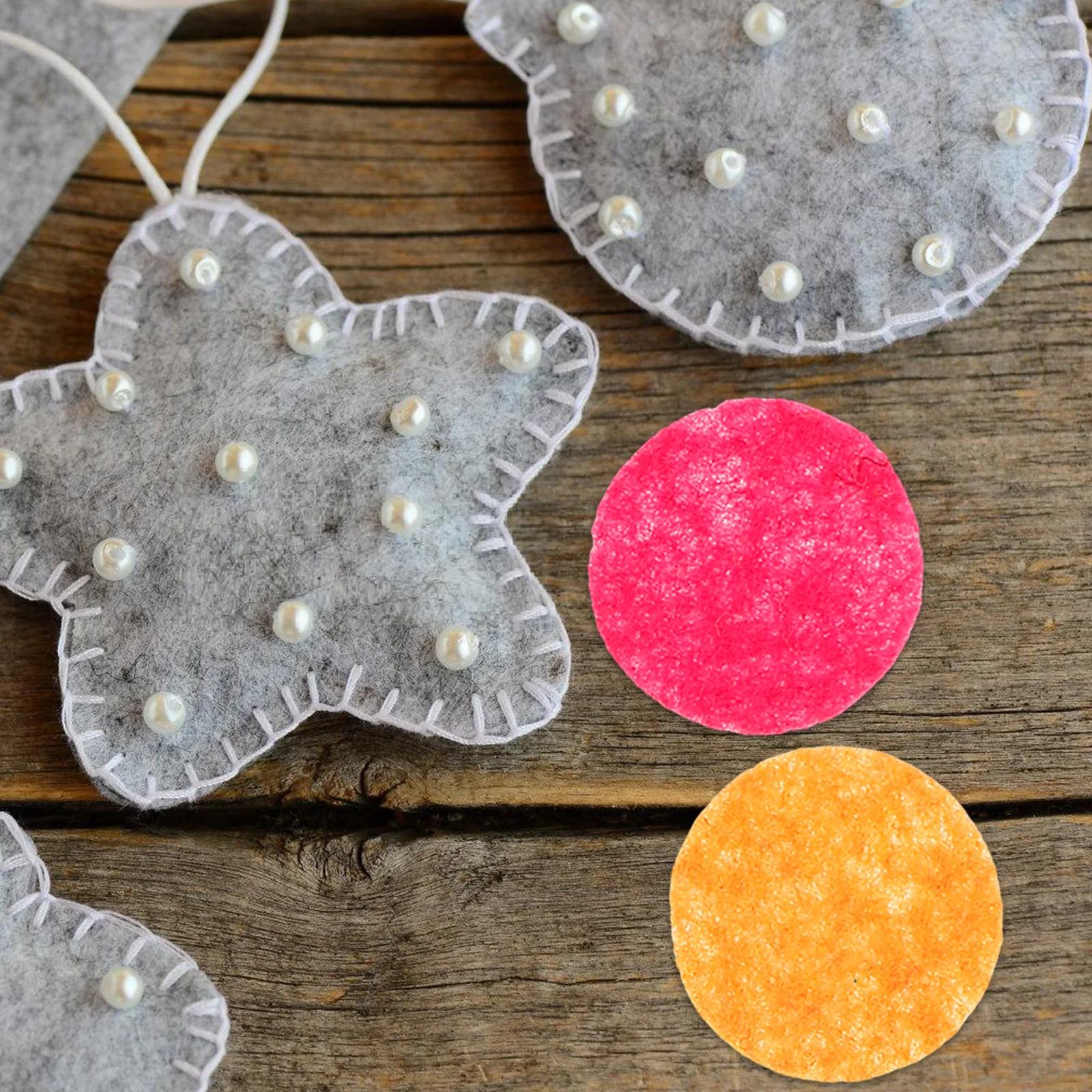 100Pcs Mixed Color Felt Circles Non-Woven Fabrics DIY Handwork Material Perfect Accessories for Crafts Non-Woven Fabrics
100Pcs Mixed Color Felt Circles Non-Woven Fabrics DIY Handwork Material Perfect Accessories for Crafts Non-Woven Fabrics