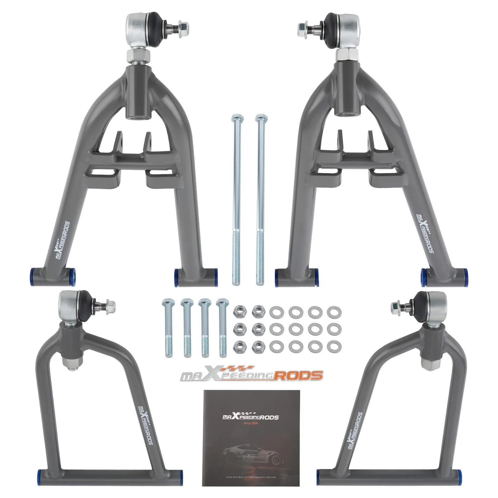 Set of 4 Front Upper & Lower A-Arms Suspension Kit for 2004-2013 Yamaha YFZ450
Set of 4 Front Upper & Lower A-Arms Suspension Kit for 2004-2013 Yamaha YFZ450