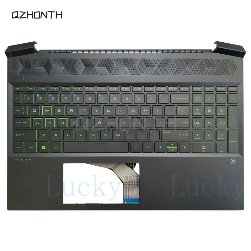 f New For HP Pavilion 15-EC Palmrest Green Backlit Keyboard L72597-001 L72598-001
f New For HP Pavilion 15-EC Palmrest Green Backlit Keyboard L72597-001 L72598-001