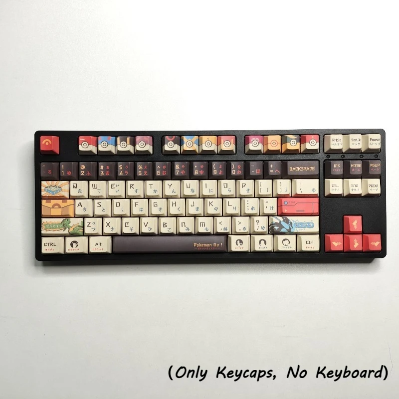 82/130 Keys Pikachu Theme Keycaps Set Mechanical Keyboard PC Accessories PBT Material Cherry Height Heat-sublimation Keycaps
82/130 Keys Pikachu Theme Keycaps Set Mechanical Keyboard PC Accessories PBT Material Cherry Height Heat-sublimation Keycaps