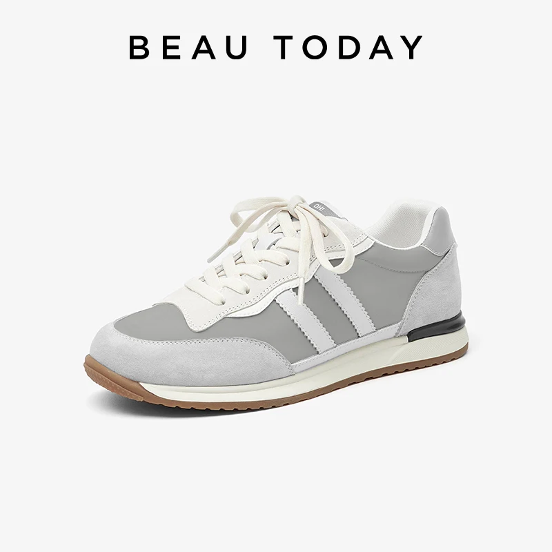 BEAUTODAY Casual Sneakers Women Suede Leather Patchwork Mixed Colors Lace-Up Round Toe Flats Shoes Lady Flats Handmade 29177
BEAUTODAY Casual Sneakers Women Suede Leather Patchwork Mixed Colors Lace-Up Round Toe Flats Shoes Lady Flats Handmade 29177