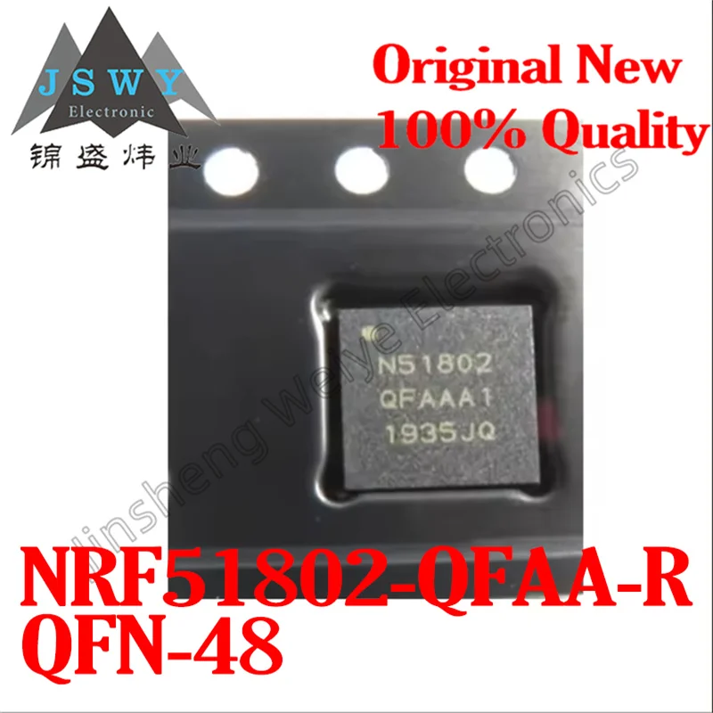 (2/10 pieces) NRF51802-QFAA-R N51802 QFN-48 Bluetooth wireless transceiver chip Brand new original stock Fast delivery
(2/10 pieces) NRF51802-QFAA-R N51802 QFN-48 Bluetooth wireless transceiver chip Brand new original stock Fast delivery