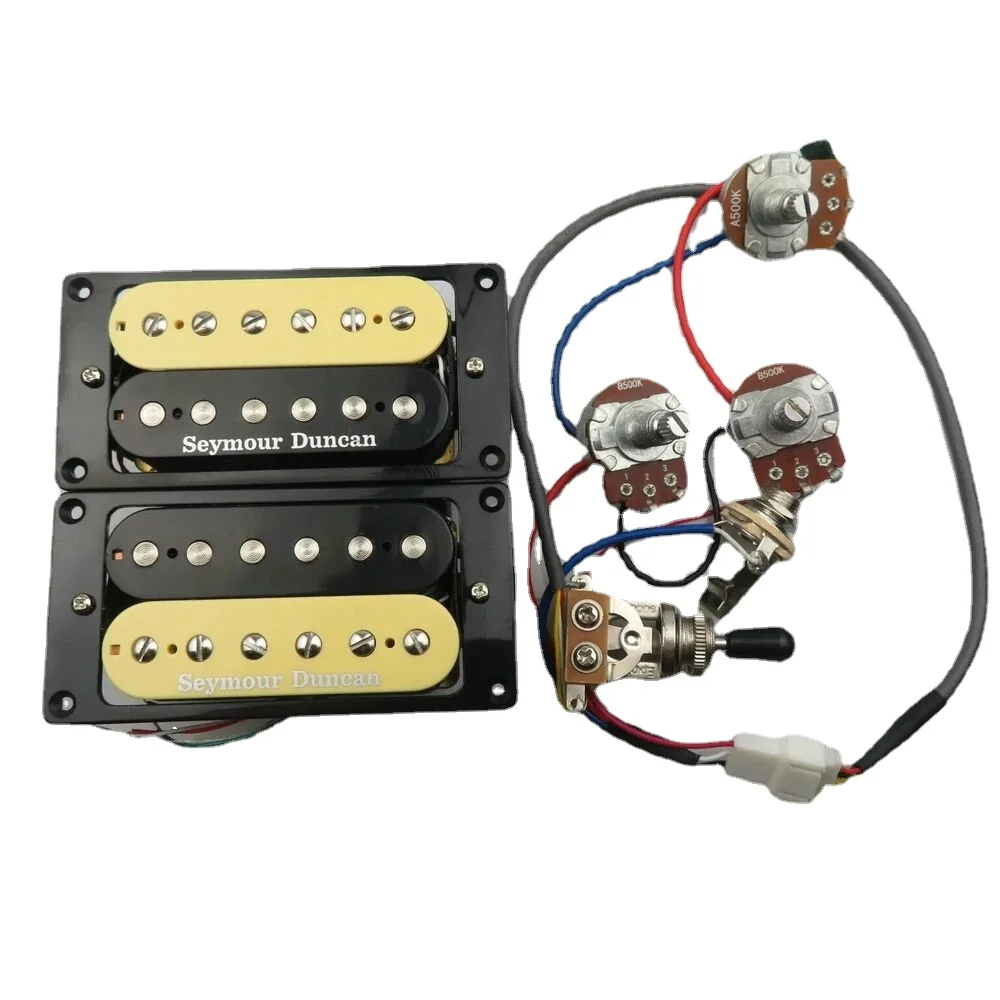 Горячее предложение SD-гитарные звукосниматели HH Humbuckers 4C с жгутом 2V1T набор (2 шт.)
Горячее предложение SD-гитарные звукосниматели HH Humbuckers 4C с жгутом 2V1T набор (2 шт.)