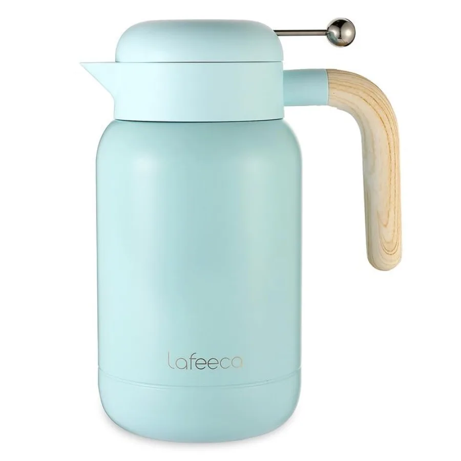 Aura Thermal Coffee Carafe - Vacuum Insulated Steel Tea Pot and Water Pitcher Keeps Drinks Hot or Cold BPA-Free Beverage Dispen
Aura Thermal Coffee Carafe - Vacuum Insulated Steel Tea Pot and Water Pitcher Keeps Drinks Hot or Cold BPA-Free Beverage Dispen
