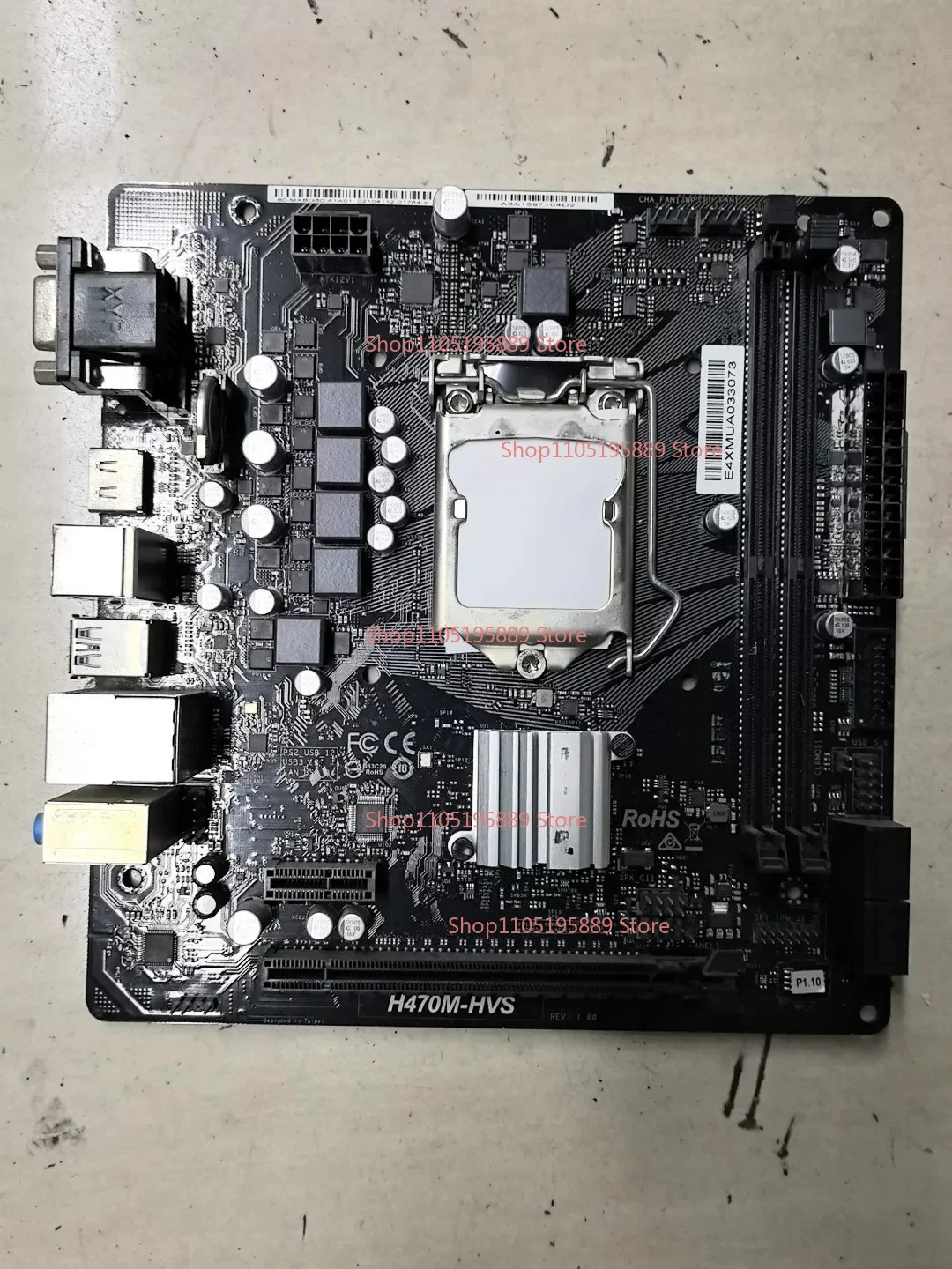 For ASRock H470M-HVS Main Board, 19 × 19 Small Board, Support 10th Generation CPU
For ASRock H470M-HVS Main Board, 19 × 19 Small Board, Support 10th Generation CPU