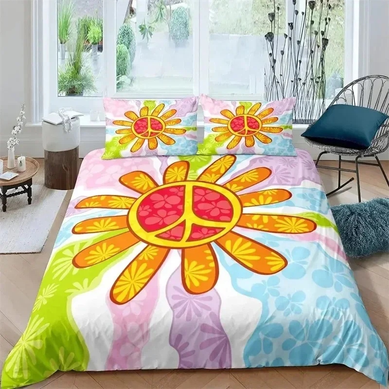 3D Printed Peace Symbol Comfortable Duvet Quilt Cover Pillowcase Bedding Set Children Bedroom Decoration Home Textile
3D Printed Peace Symbol Comfortable Duvet Quilt Cover Pillowcase Bedding Set Children Bedroom Decoration Home Textile