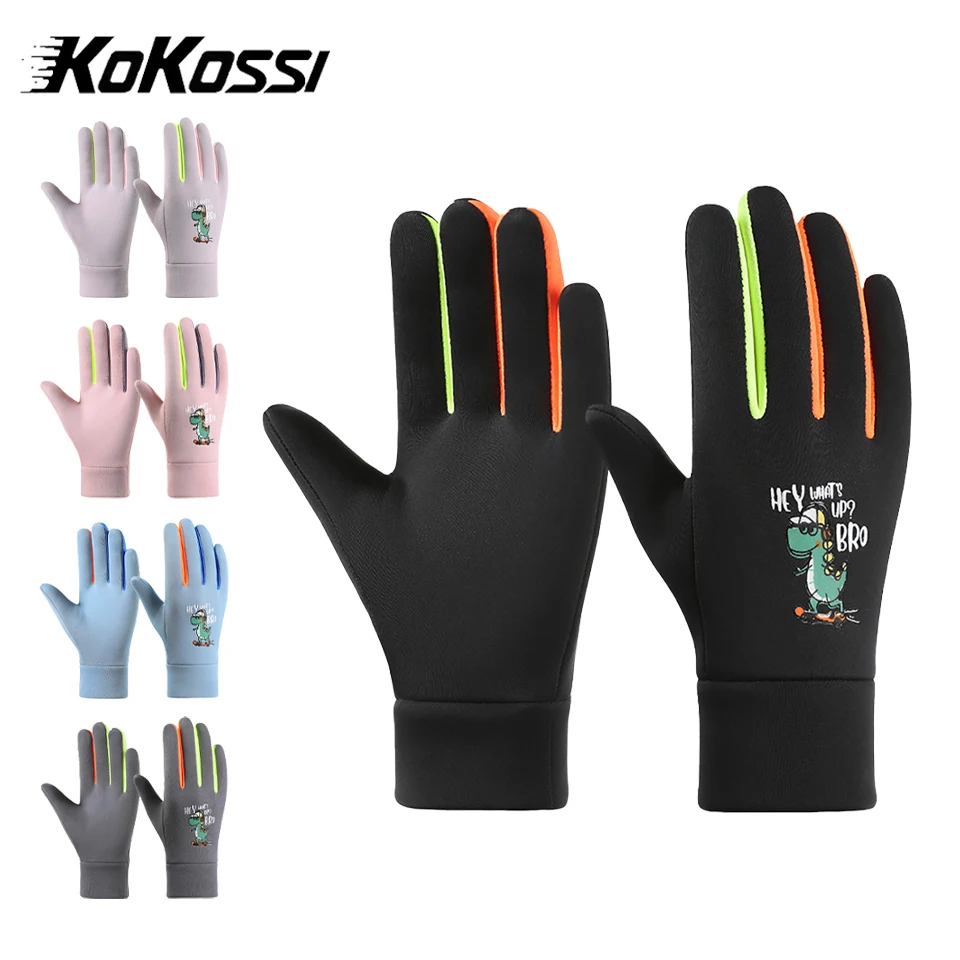 KoKossi зимние уличные велосипедные перчатки с героями мультфильмов для мальчиков и девочек, теплые спортивные лыжные ветрозащитные водонепроницаемые высокоэластичные перчатки с динозавром 
KoKossi зимние уличные велосипедные перчатки с героями мультфильмов для мальчиков и девочек, теплые спортивные лыжные ветрозащитные водонепроницаемые высокоэластичные перчатки с динозавром