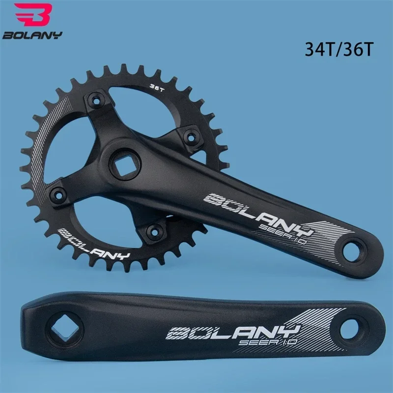 BOLANY SEER 1.0 Mountain Bike Crankset 170mm 104BCD EIEIO 34/36T Chainwheel Single Speed Chainring For 7-12 Bicycle Parts
BOLANY SEER 1.0 Mountain Bike Crankset 170mm 104BCD EIEIO 34/36T Chainwheel Single Speed Chainring For 7-12 Bicycle Parts