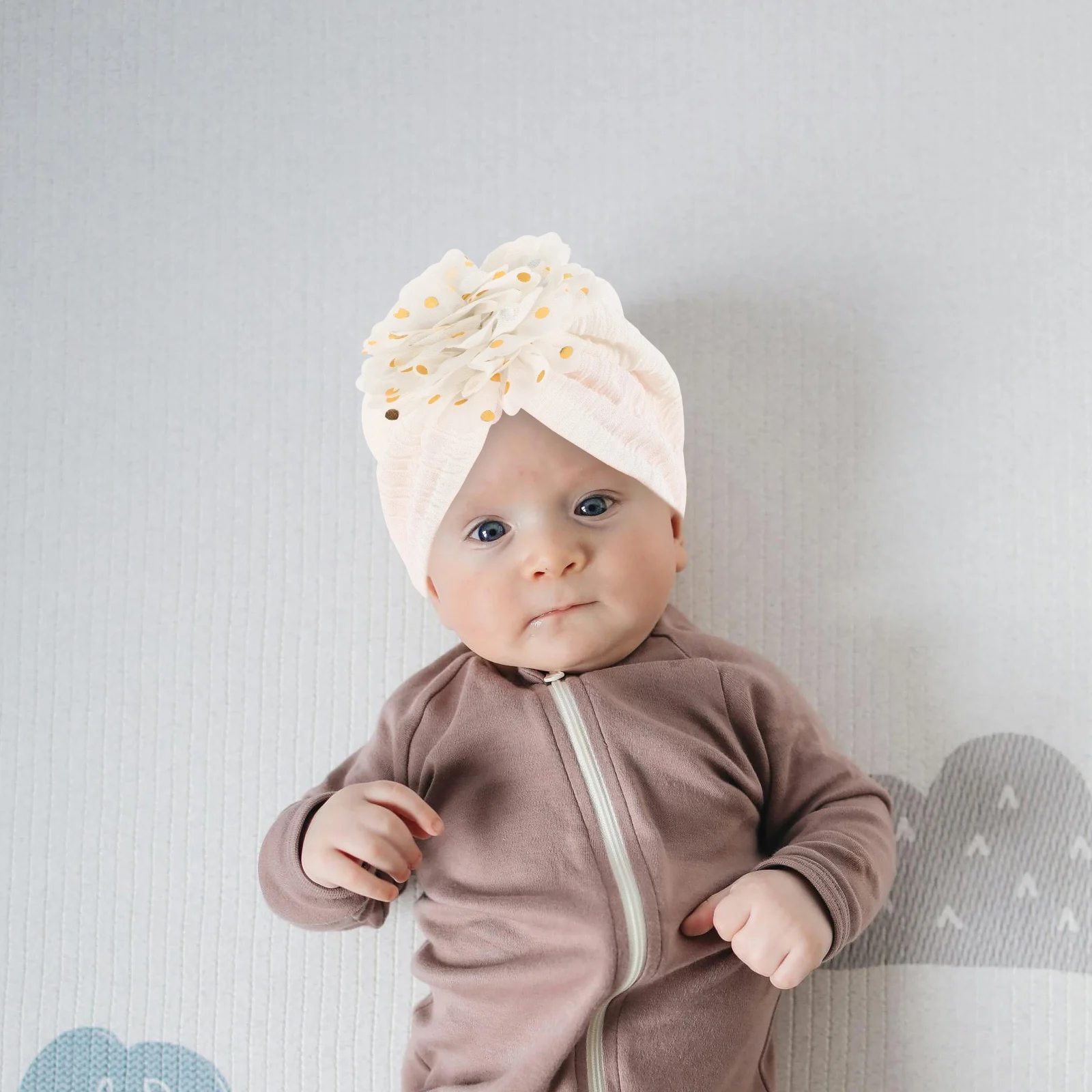 Floral Design Baby Newborn Turban Infant Elastic Warm Spring Autumn Cute Decorative Headwear Toddler Beanie Hat For Girls Soft
Floral Design Baby Newborn Turban Infant Elastic Warm Spring Autumn Cute Decorative Headwear Toddler Beanie Hat For Girls Soft