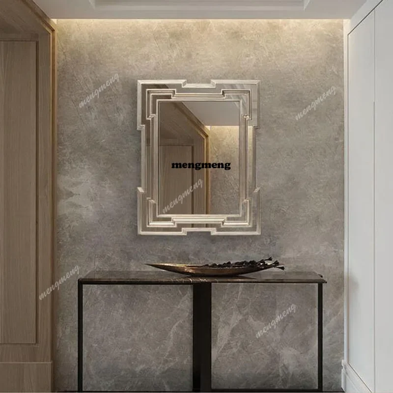 New arrive European decorative mirror washstand wall-mounted makeup mirror square bathroom wall-mounted mirror
New arrive European decorative mirror washstand wall-mounted makeup mirror square bathroom wall-mounted mirror