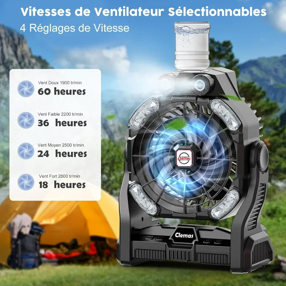 Fan with Large Camping Mister Rechargeable Long Lasting Portable Battery Powered Water Misting Fans Table, Fan
Fan with Large Camping Mister Rechargeable Long Lasting Portable Battery Powered Water Misting Fans Table, Fan
