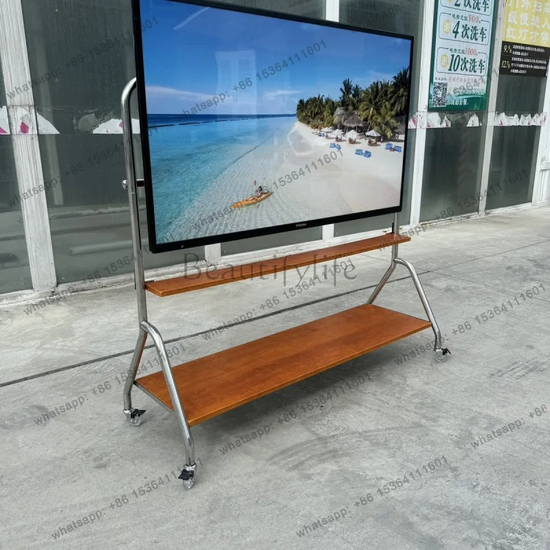 Stainless Steel 42-75 Inch TV Stand Universal Movable Universal Monitor Hanger with Wheel
Stainless Steel 42-75 Inch TV Stand Universal Movable Universal Monitor Hanger with Wheel