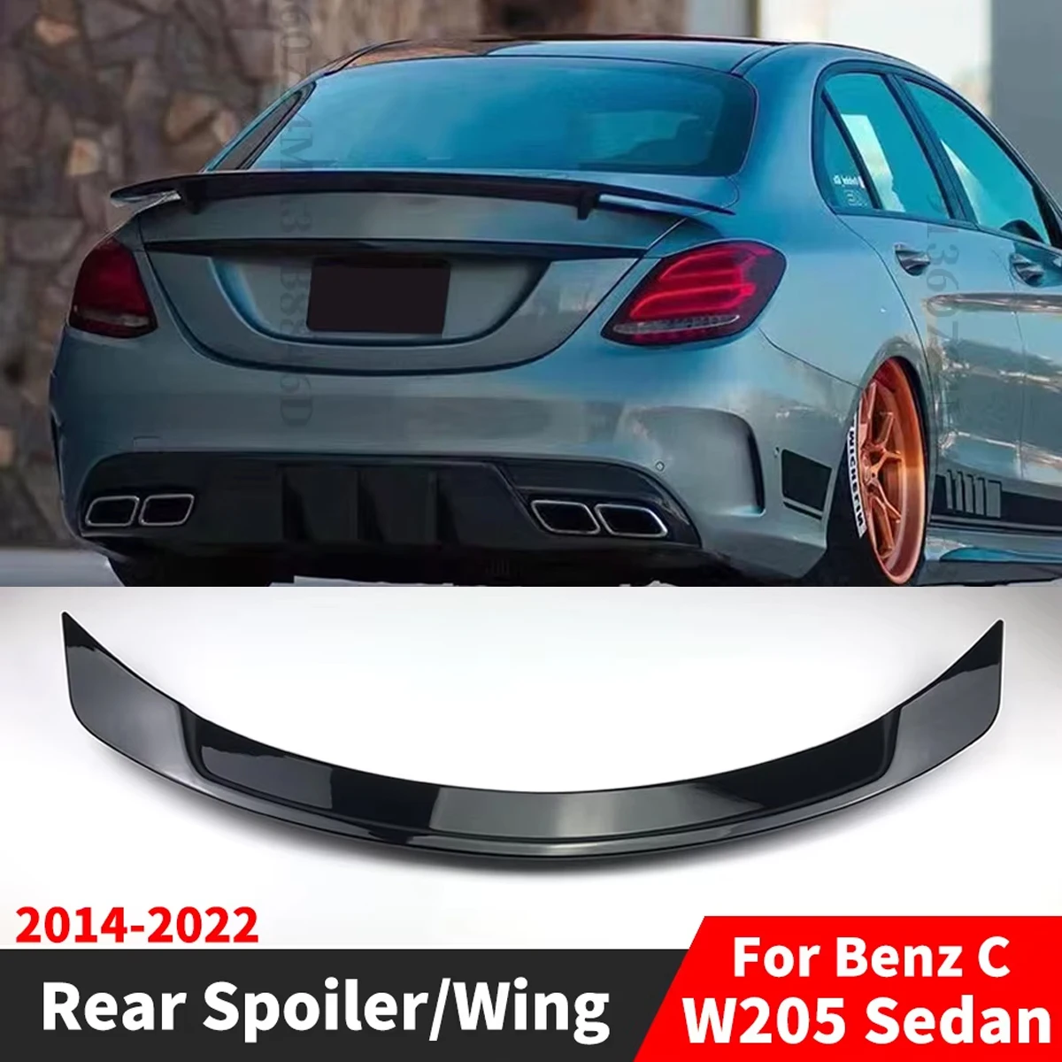 Rear Spoiler Wing Trunk Boot Lip Deflector For Mercedes W205 Benz C Sedan 2014-2022 and AMG C43 C63 4 Door Tuning Accessories
Rear Spoiler Wing Trunk Boot Lip Deflector For Mercedes W205 Benz C Sedan 2014-2022 and AMG C43 C63 4 Door Tuning Accessories