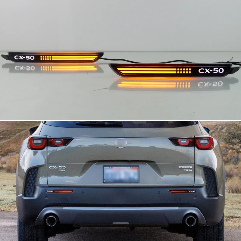 Car LED Auto Assesories Rear Reflector For Mazda CX-50 CX50 2023 Sequence Signal Indicator Tail Light Bumper Lamps
Car LED Auto Assesories Rear Reflector For Mazda CX-50 CX50 2023 Sequence Signal Indicator Tail Light Bumper Lamps
