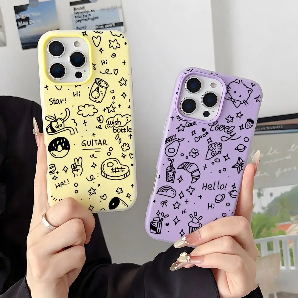 Simple lines Phone Case Jelly like 2 in 1 dual-layer dopamine phone case, compatible with iPhone 17/16/15/14/13/12
Simple lines Phone Case Jelly like 2 in 1 dual-layer dopamine phone case, compatible with iPhone 17/16/15/14/13/12