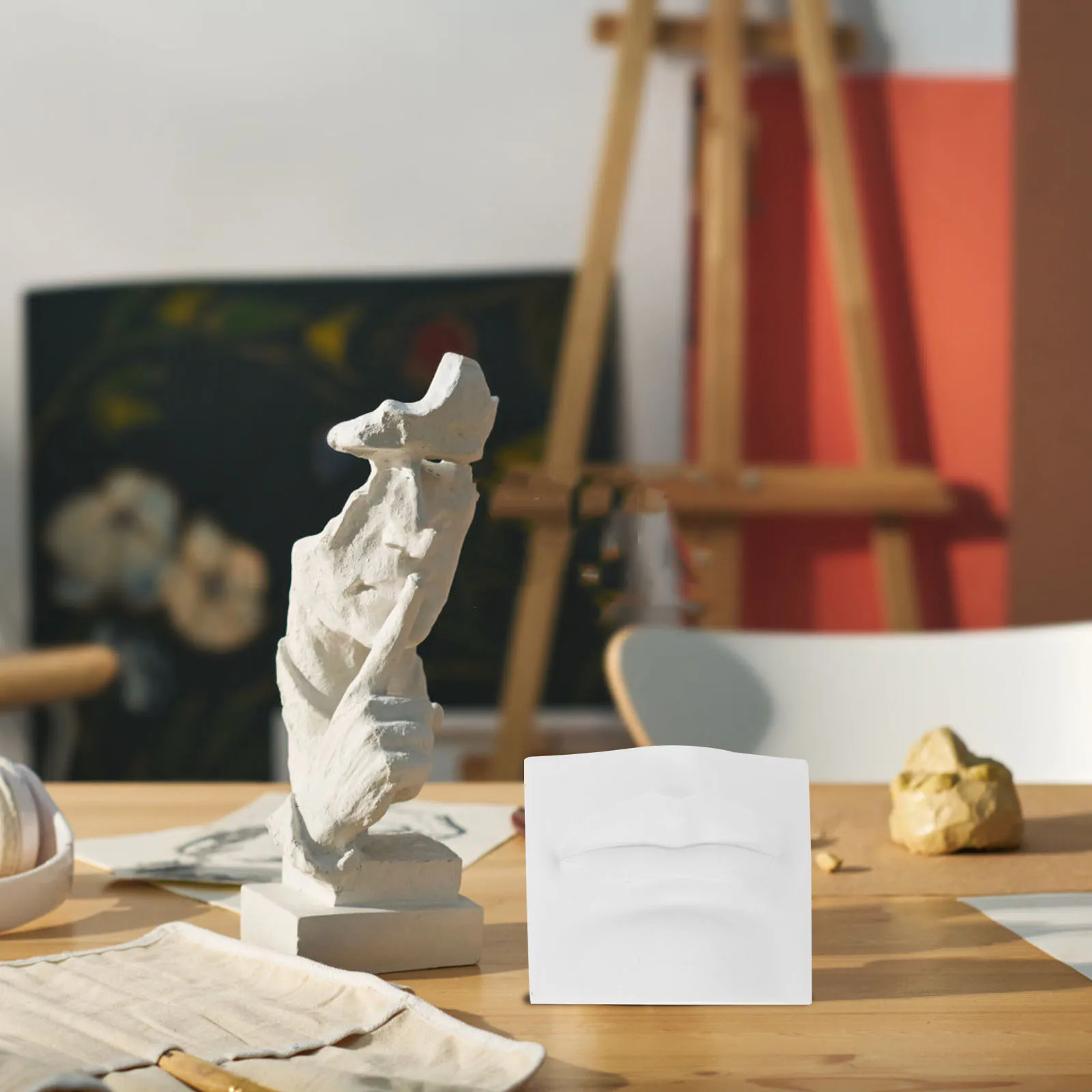 1Set Plaster Facial Features Sculpture Set for Sketching and Drawing Practice Ideal Educational Tool Lightweight Realistic Art
1Set Plaster Facial Features Sculpture Set for Sketching and Drawing Practice Ideal Educational Tool Lightweight Realistic Art