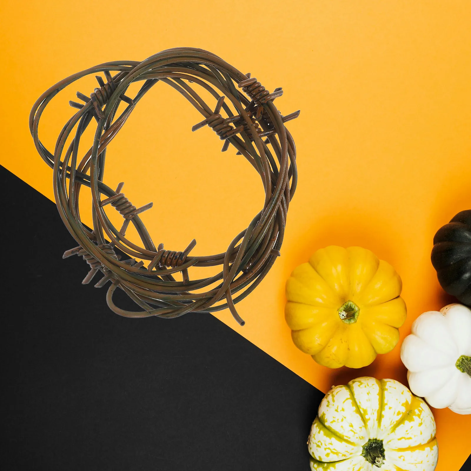 8.2ft Halloween Simulation Plastic Barbwire Chain Prop Realistic Horror Decor Scary Haunted Party Decoration 
8.2ft Halloween Simulation Plastic Barbwire Chain Prop Realistic Horror Decor Scary Haunted Party Decoration