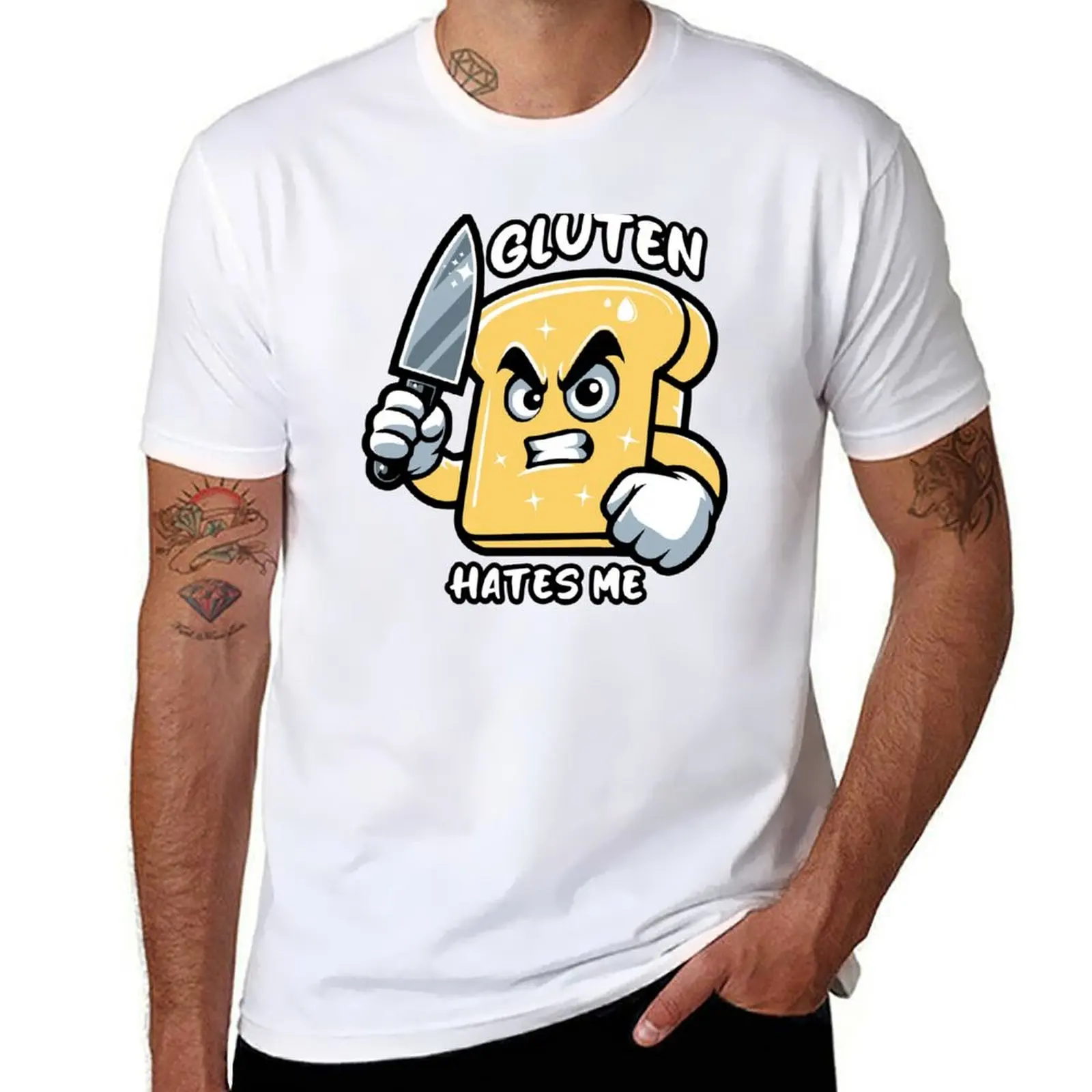 Gluten Hates Me Gluten Intolerant Toast T-Shirt plain custom t shirt plus size men clothing
Gluten Hates Me Gluten Intolerant Toast T-Shirt plain custom t shirt plus size men clothing