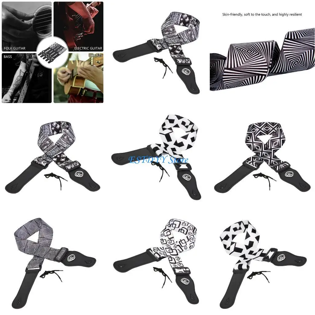 G6DE Multifuntional Wide Guitar Bass Strap with Built in Pick Holder Ergonomic Design for Acoustic Electric Instruments
G6DE Multifuntional Wide Guitar Bass Strap with Built in Pick Holder Ergonomic Design for Acoustic Electric Instruments