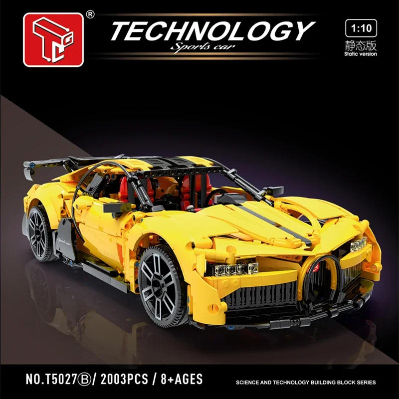 New High-Tech T5027 2003Pcs Sport RC Car With Motor MOC Building Blocks Bricks Toys Model Children Christmas Gifts T5027A T5027B
New High-Tech T5027 2003Pcs Sport RC Car With Motor MOC Building Blocks Bricks Toys Model Children Christmas Gifts T5027A T5027B