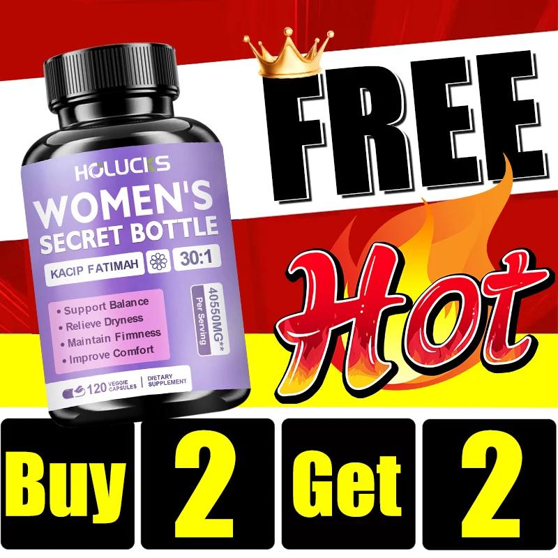 Buy 2 Get 2 Free! Pure Women Secret Bottle Capsules, Support Healthy Flora, Odor Control, Daily Freshness & Urinary Tract Health
Buy 2 Get 2 Free! Pure Women Secret Bottle Capsules, Support Healthy Flora, Odor Control, Daily Freshness & Urinary Tract Health