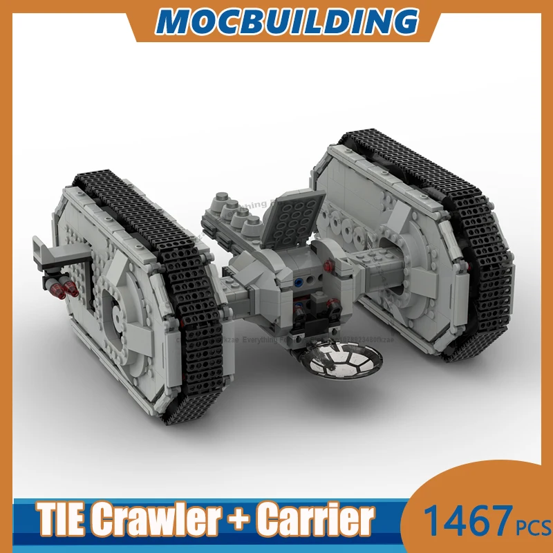  TIE Crawler & Carrier Model MOC Building Blocks DIY Assemble Bricks Space Collection Display Creative Xmas Toys Gifts 1467P
TIE Crawler & Carrier Model MOC Building Blocks DIY Assemble Bricks Space Collection Display Creative Xmas Toys Gifts 1467P
