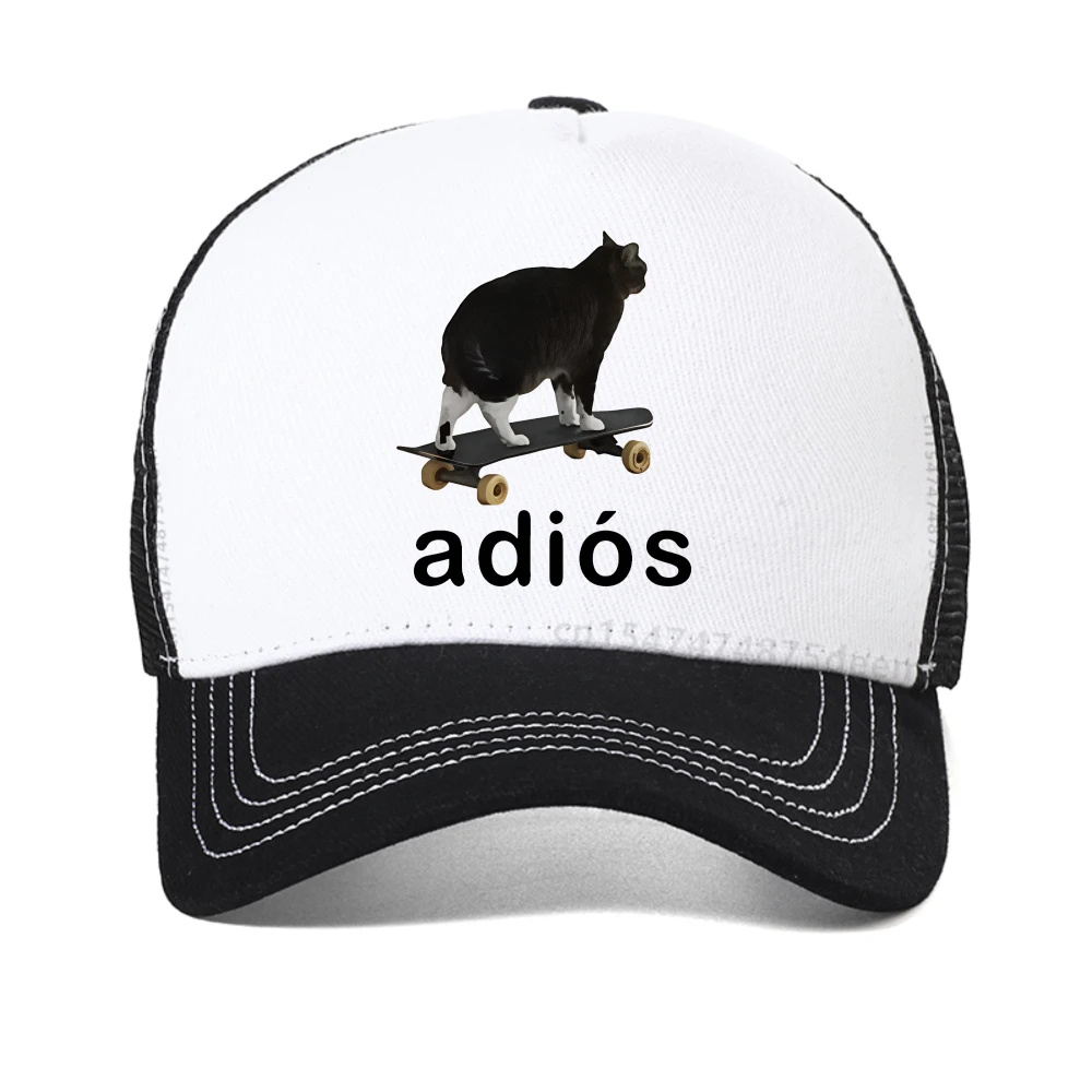 Adios Funny Cat Meme Graphic Women's hat High Street Fashion Trend Baseball Caps Casual mesh adjustable trucker cap
Adios Funny Cat Meme Graphic Women's hat High Street Fashion Trend Baseball Caps Casual mesh adjustable trucker cap