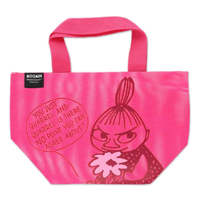 New Anime Moomins Series Kawaii Mesh Bag Creativity Cartoon Character Little My Printing Pattern Fashion Handheld Beach Bag
New Anime Moomins Series Kawaii Mesh Bag Creativity Cartoon Character Little My Printing Pattern Fashion Handheld Beach Bag