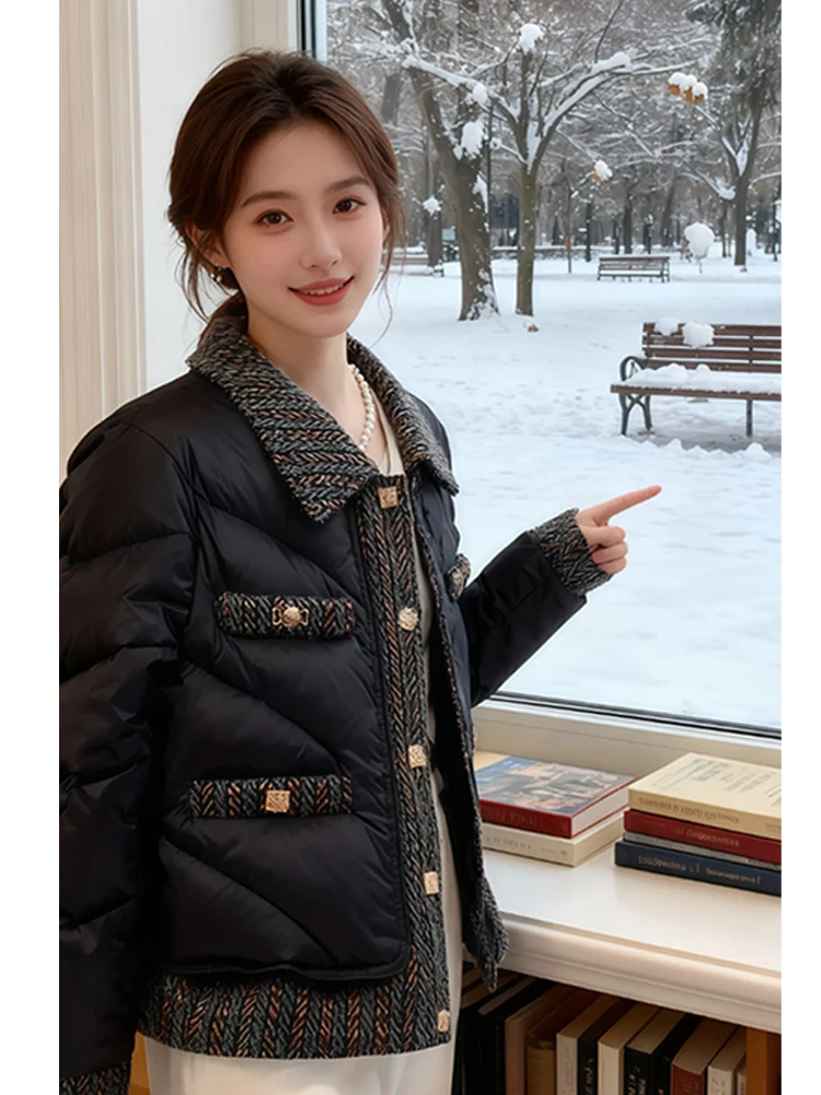 Women's down Cotton Jaet Thiened Winter Coat Korean Sle Loose Fit Hooded Long Sve Collar Other Material Fill
Women's down Cotton Jaet Thiened Winter Coat Korean Sle Loose Fit Hooded Long Sve Collar Other Material Fill