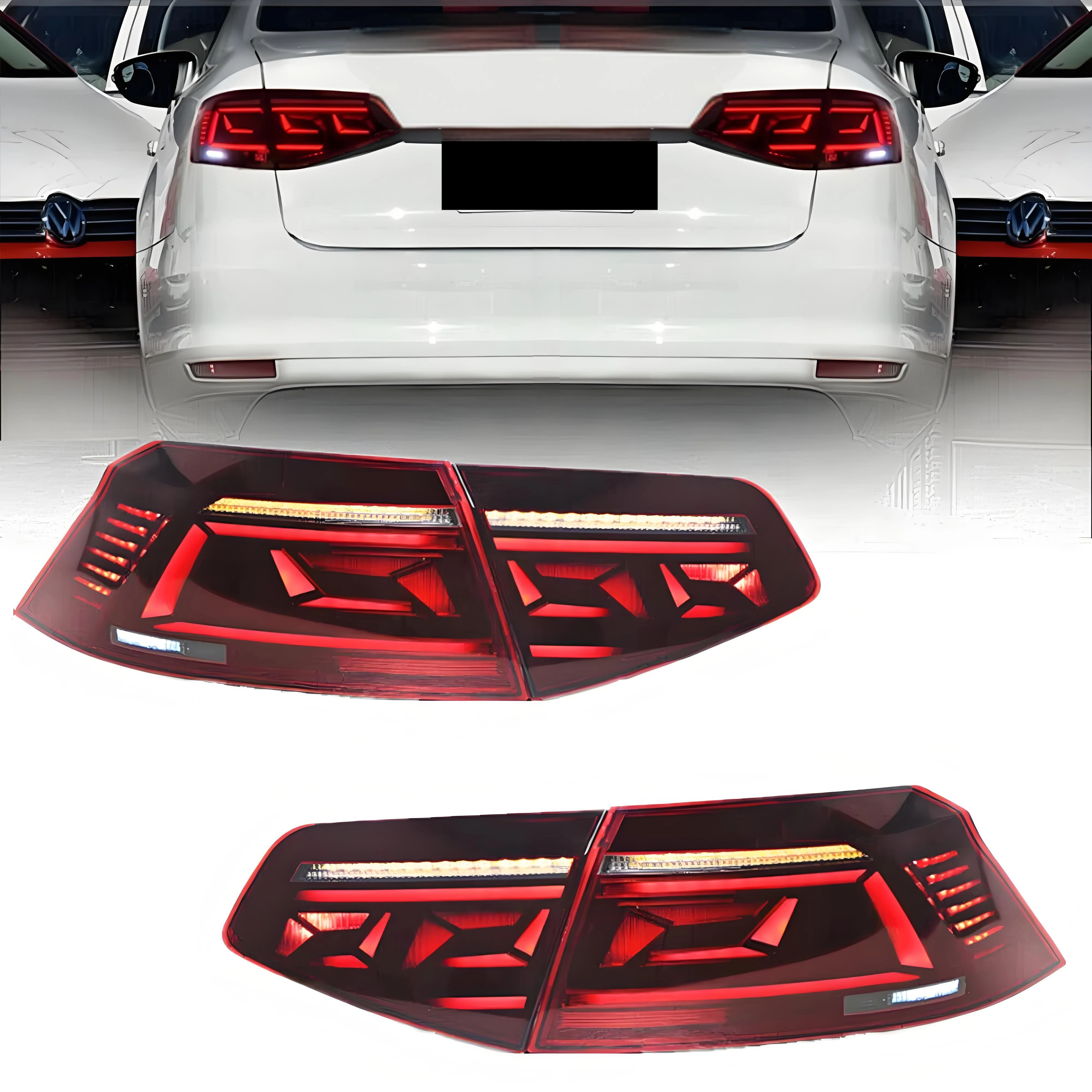 LED TailLights for VW Volkswagen Jetta 2015-2018 Rear Lamps Assembly with Start Up Animation Sequential Turn Signal
LED TailLights for VW Volkswagen Jetta 2015-2018 Rear Lamps Assembly with Start Up Animation Sequential Turn Signal