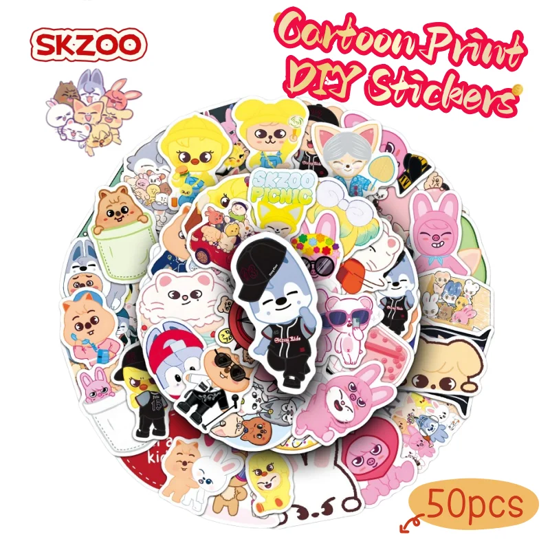 50pcs SKZOO Stray Kids Sticker Cartoon Anime Peripheral Cartoon DIY Decorative Mobile Phone Case Journal Bike Waterproof Sticker
50pcs SKZOO Stray Kids Sticker Cartoon Anime Peripheral Cartoon DIY Decorative Mobile Phone Case Journal Bike Waterproof Sticker