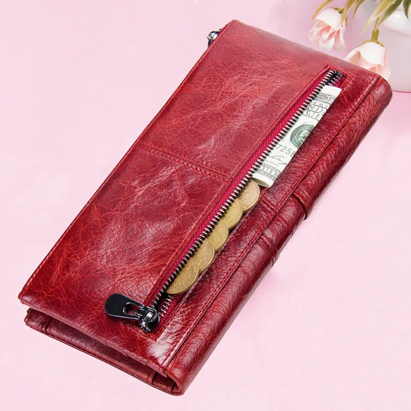 HTS-C2152 Fashion Cowhide Women's Wallet, Casual Long Buckle, Women's Leather Handbag, Multifunctional Card Bag
HTS-C2152 Fashion Cowhide Women's Wallet, Casual Long Buckle, Women's Leather Handbag, Multifunctional Card Bag